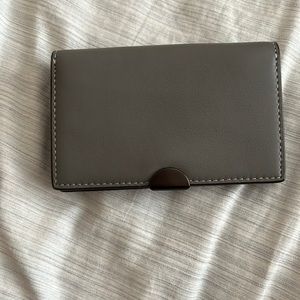 Used grey coach wallet